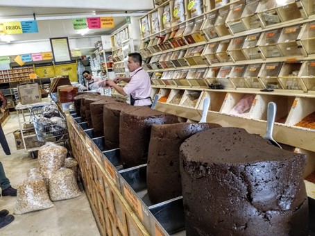 San Pedro Atocpan (délégation de Milpa Alta) est aussi connue pour être la capitale du mole, sorte de sauces allant du rouge foncé au brun servies sur de la viande. Elles se déclinent en plusieurs saveurs. Photo © François Collombet